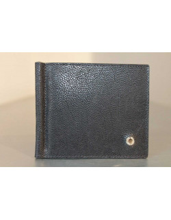 Portafoglio micron in pelle con clip ferma-banconote - Vittorio Citro  Boutique
